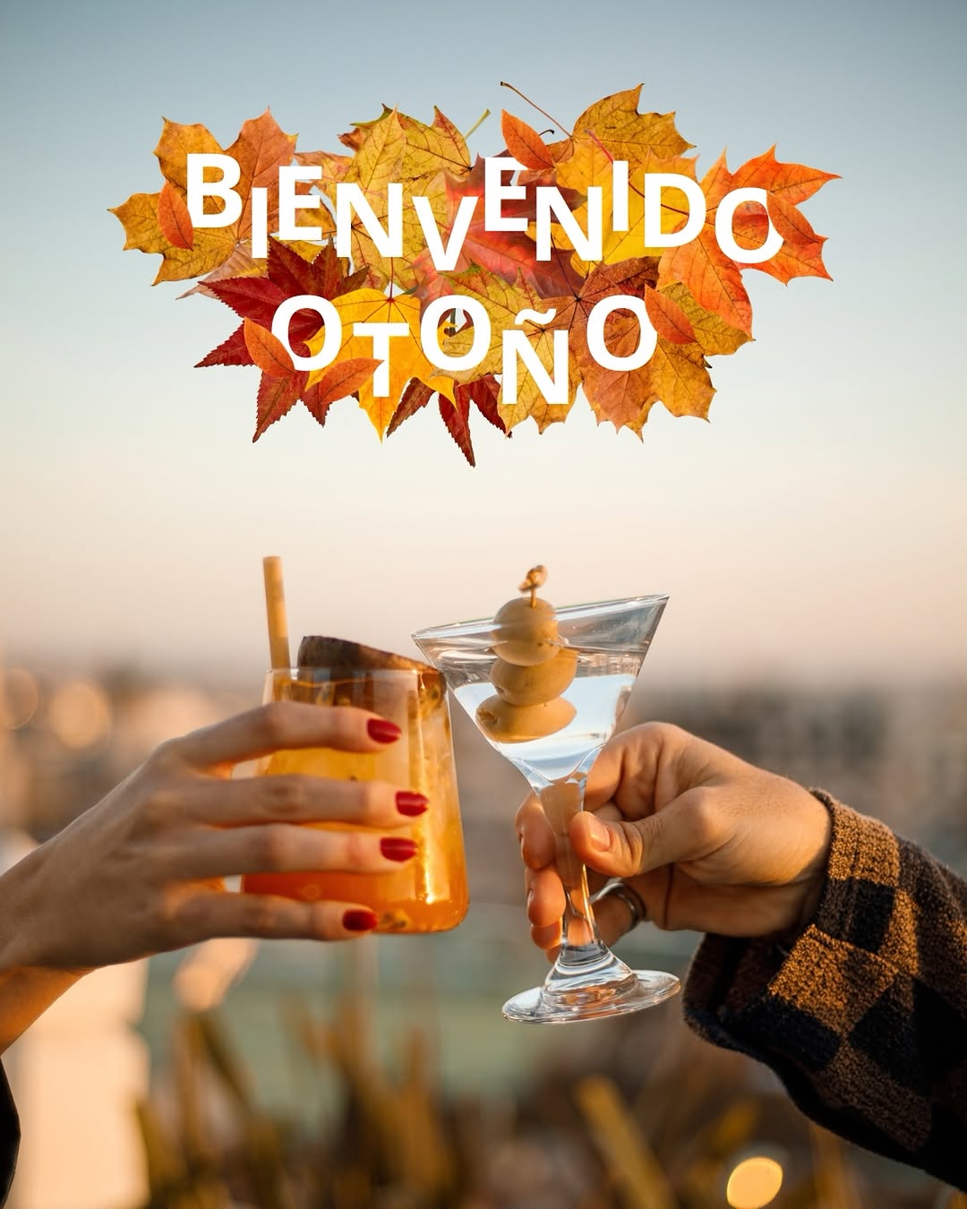 Bienvenido, otoño.
Nuevas noches, mismas ganas de brindar.
Nos vemos arriba.