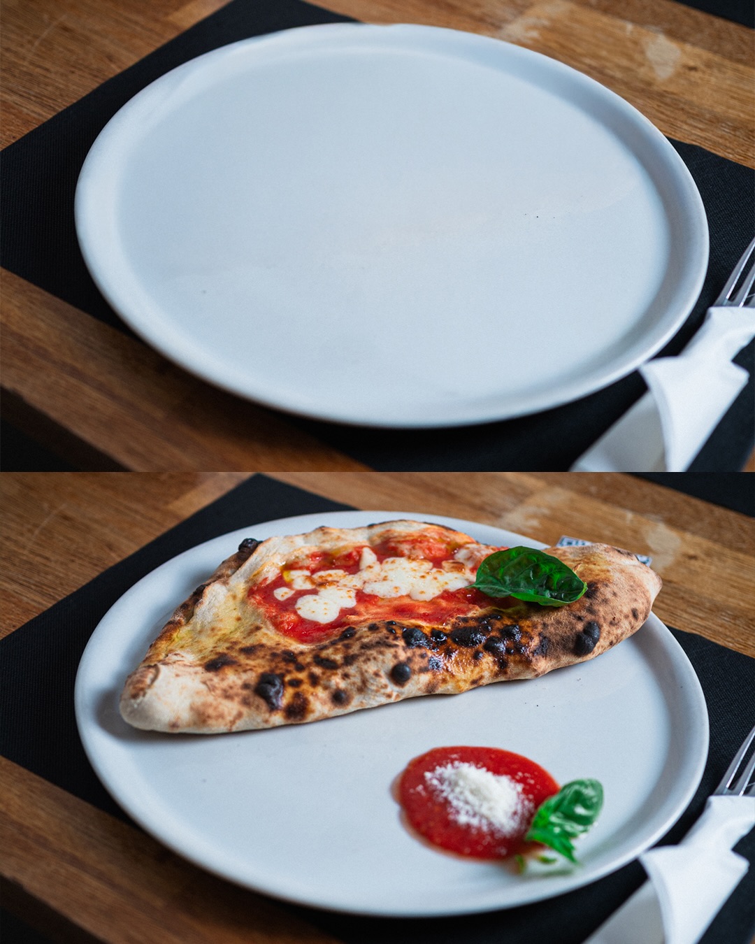 Primero, nada. Después, Napoli en el plato. 🇮🇹🍕 Así de simple.

#madrid #pizzeria #italiano