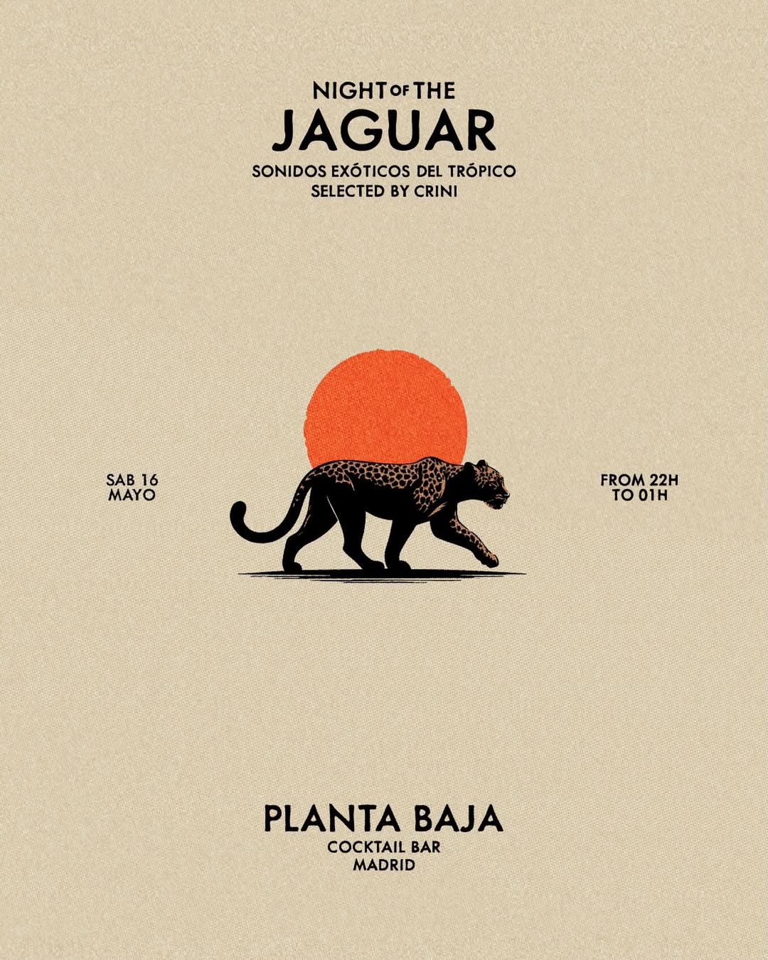 Vuelvo este sábado a la acogedora cueva de @plantabaja.madrid, para otra divina noche de luces bajas y exóticos sonidos
