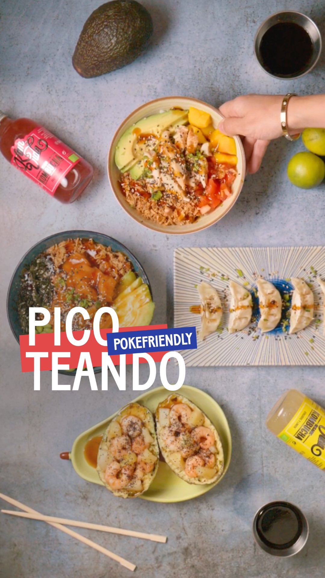 Hoy en nuestro picoteando llenamos la mesa junto a @pokefriendly con una propuesta perfecta para venir con amigos o en p