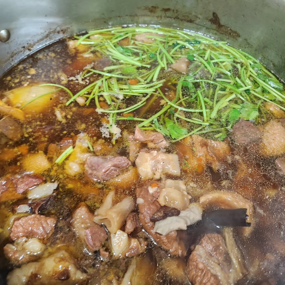 Braised Beef.