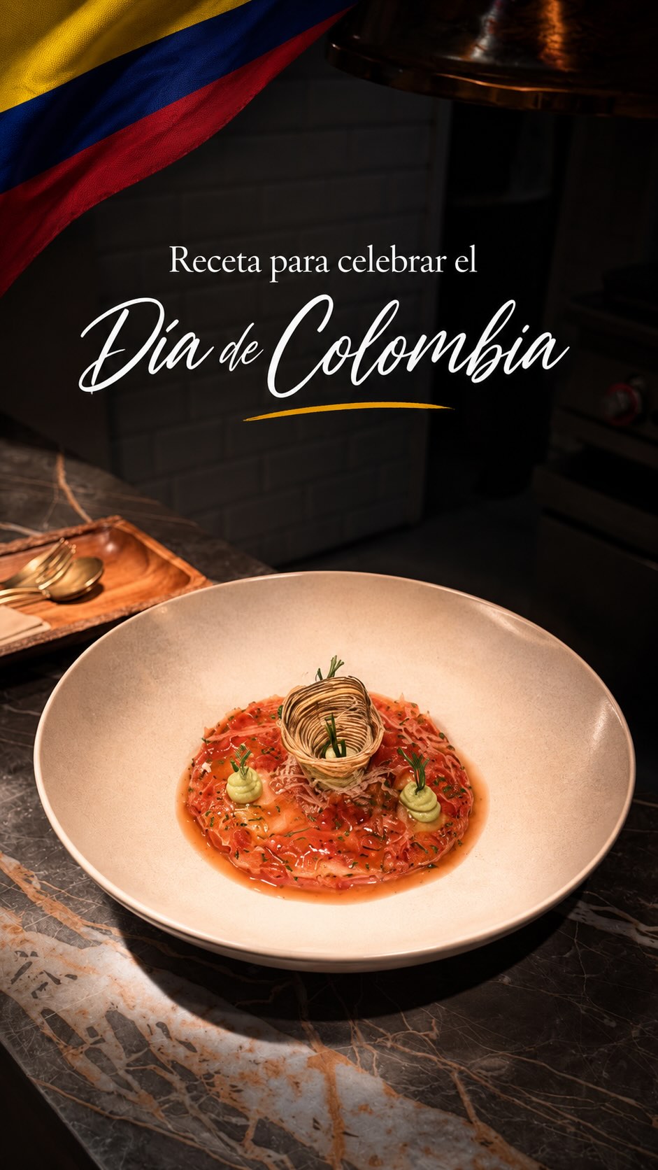 🇨🇴Para celebrar el Día de Colombia @edwinrodriguez_chef de @quimbayarestaurant (el primer restaurante de Cocina Colombia