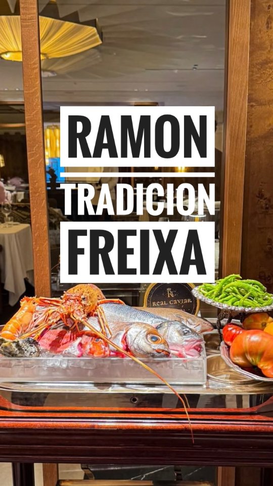 🚨 Este es el restaurante al que llevaría a cualquiera que visite Madrid. Se llama @ramonfreixatradicion y aquí puedes co