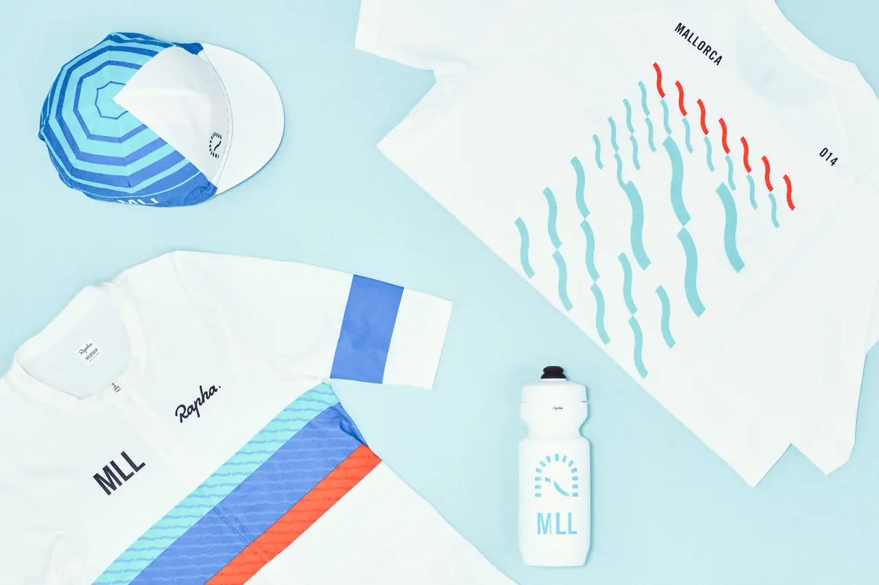 Rapha's Mallorca-exclusive cycling kit at the Palma clubhouse