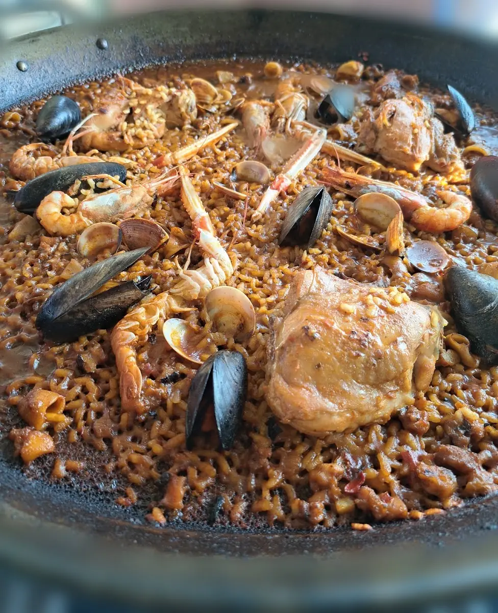 Seafood paella at Barlovento