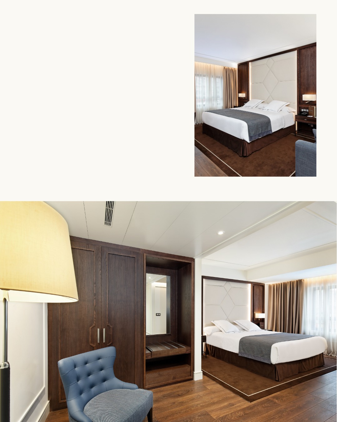A room that makes “just one more night” sound completely reasonable.

Space to slow down, a bed made for long mornings, 
