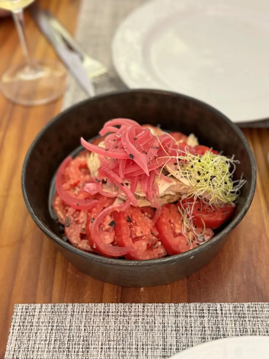 Tomato salad at Es Garum
