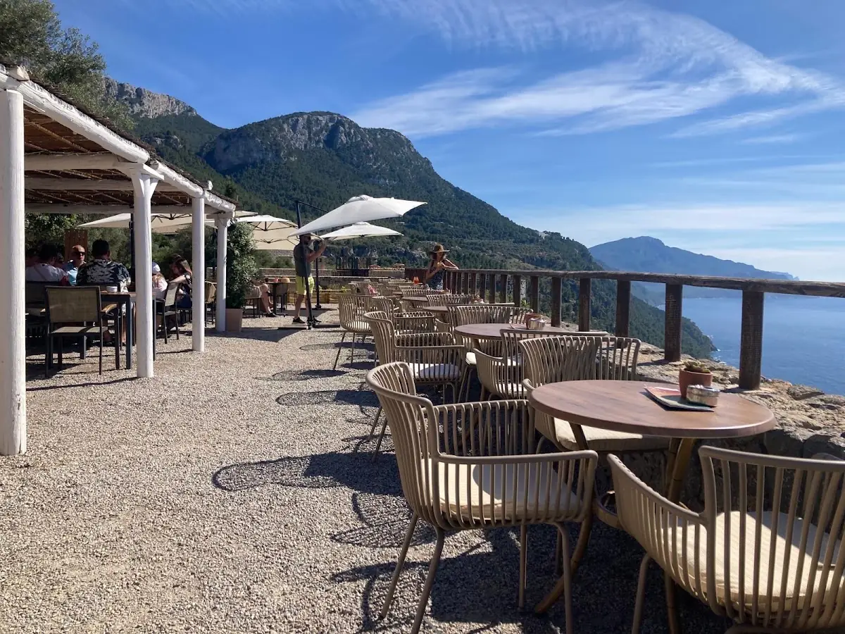 The clifftop terrace at Sa Foradada