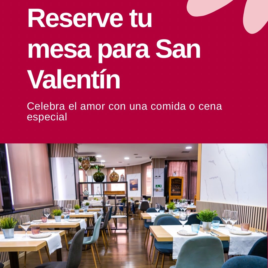 Haz tu reserva para el día 13 y 14 de febrero y celebra con nosotros San Valentín ❤️
Aprovecha la ocasión y degusta nue