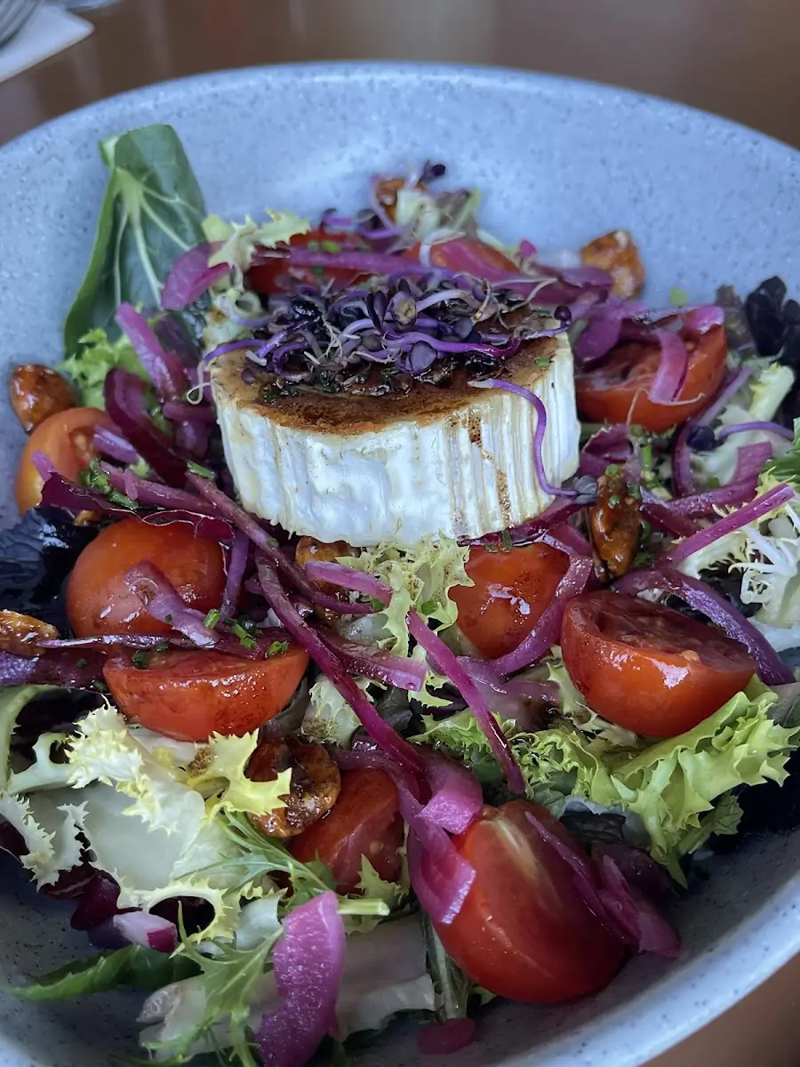 A goat's cheese salad at Sa Fonda