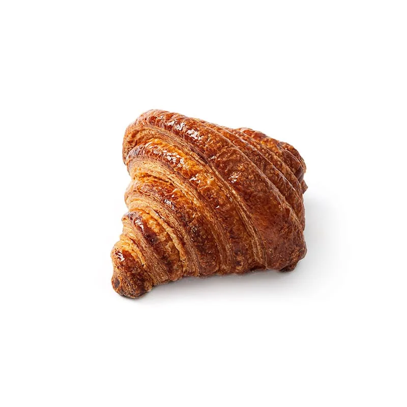 A single glazed croissant