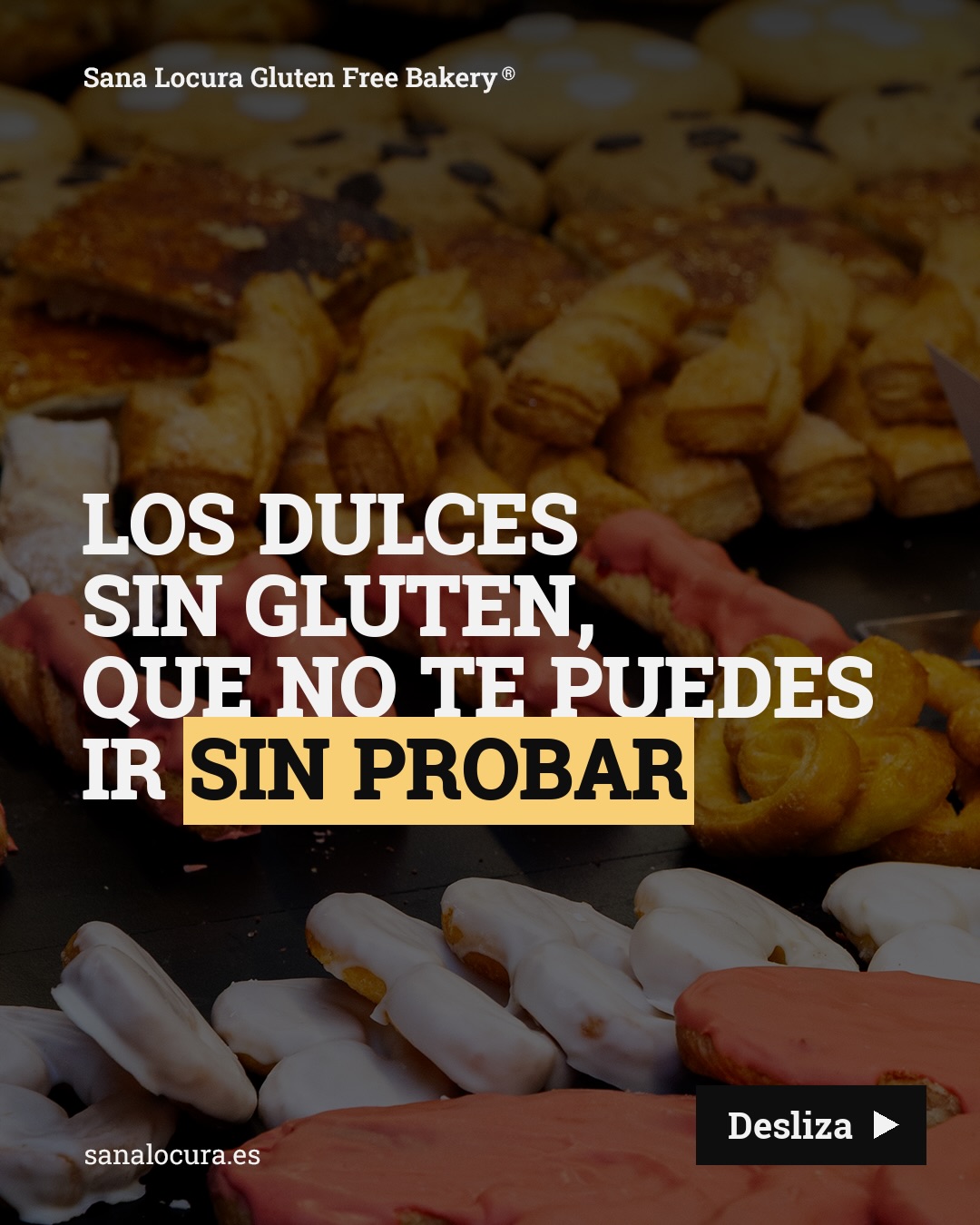 🚨 AVISO: venir a Sana Locura y no probar estos dulces debería estar penado.
Si es tu primera vez, apunta:
🥐 Napolitana