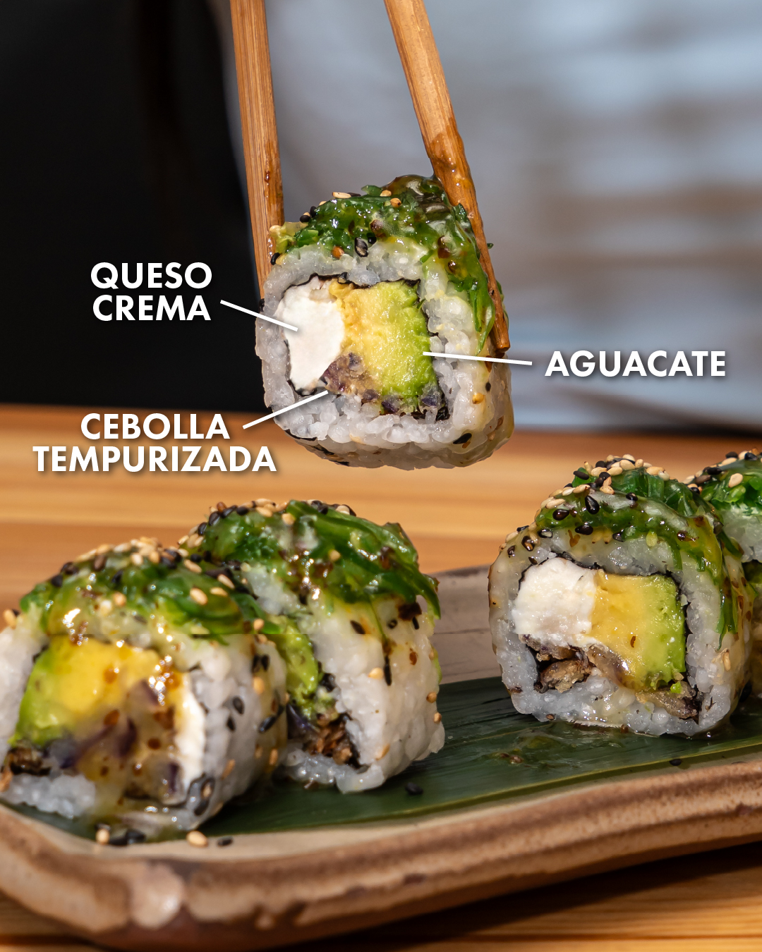 Verde y mucho más 😋🍣
