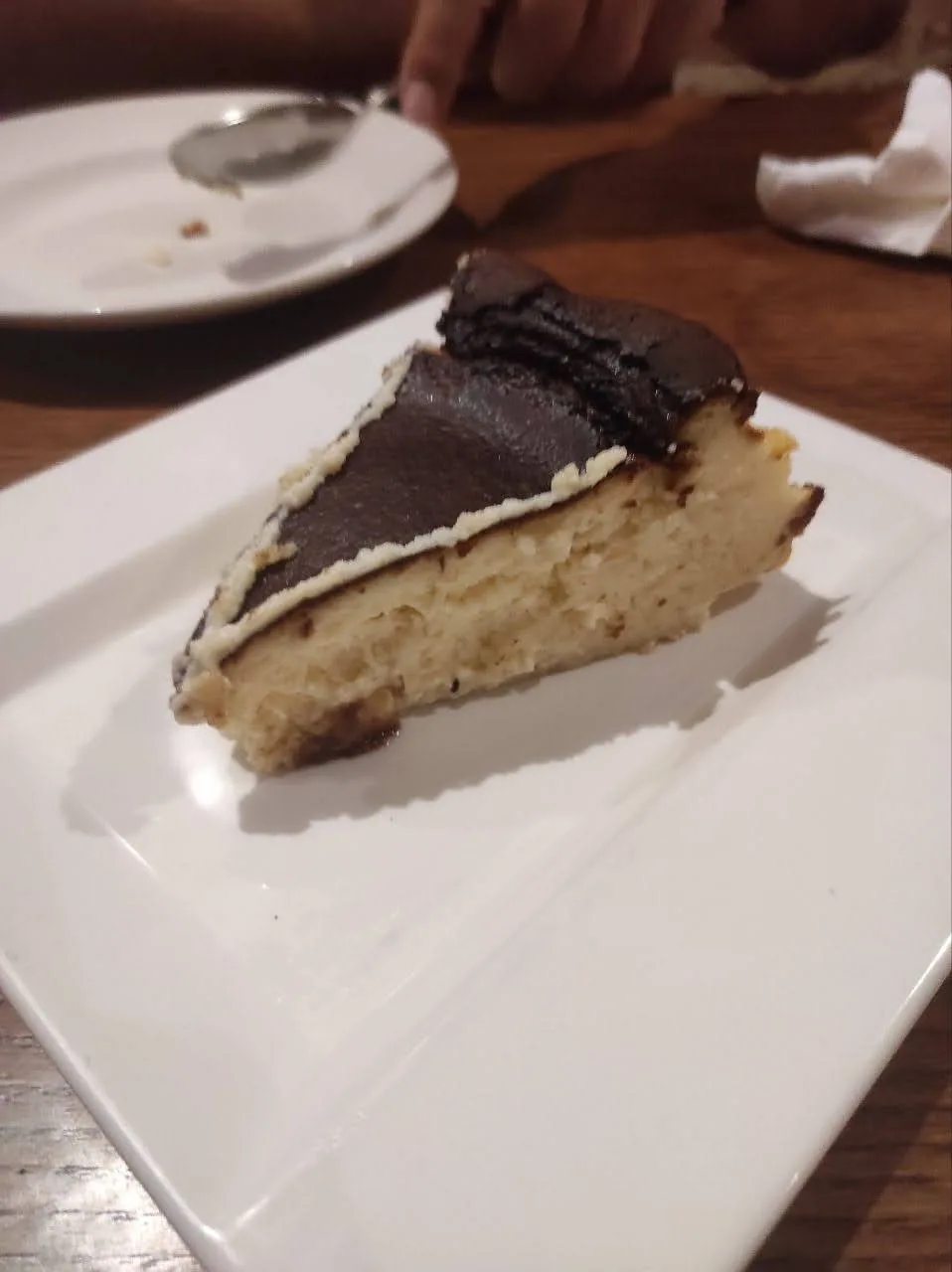 A slice of chocolate cake