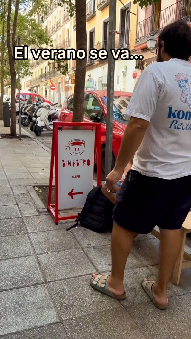 El verano se va, pero lo bueno empieza ahora.
Temperaturas más suaves, café y Madrid. ☕️
Nos vemos en Siniestro.
#con