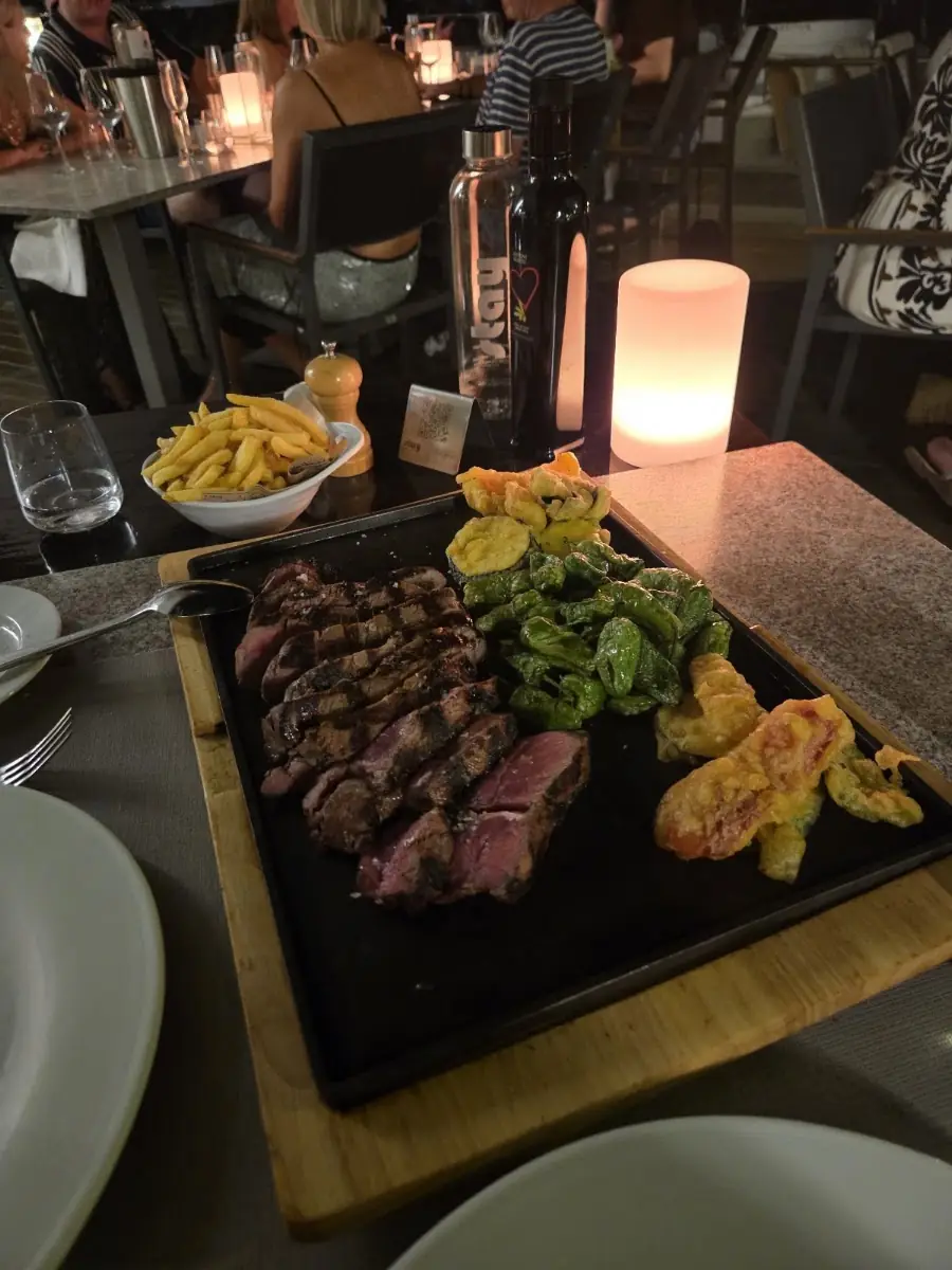 A grilled platter at Stay Restaurant