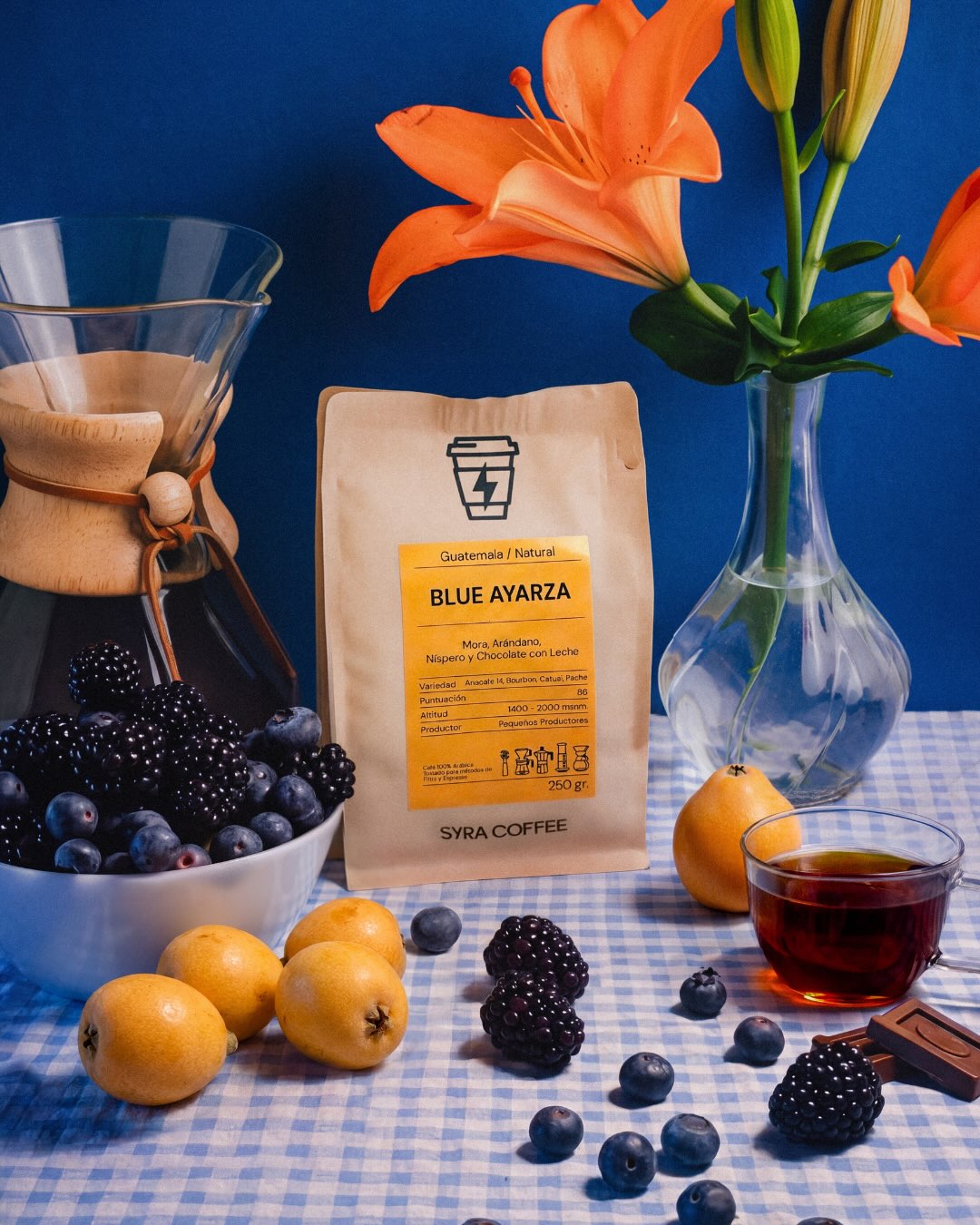 Blue Ayarza, Guatemala 🇬🇹
.
Desde la región de Ayarza, en Santa Rosa, entre 1.400 y 2.000 msnm, este café crece junto a