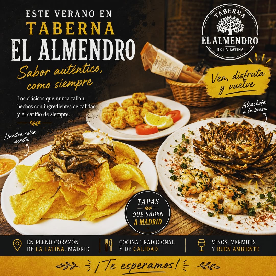 En Taberna El Almendro seguimos haciendo las cosas como siempre: con buena cocina, buen producto y el cariño de toda la