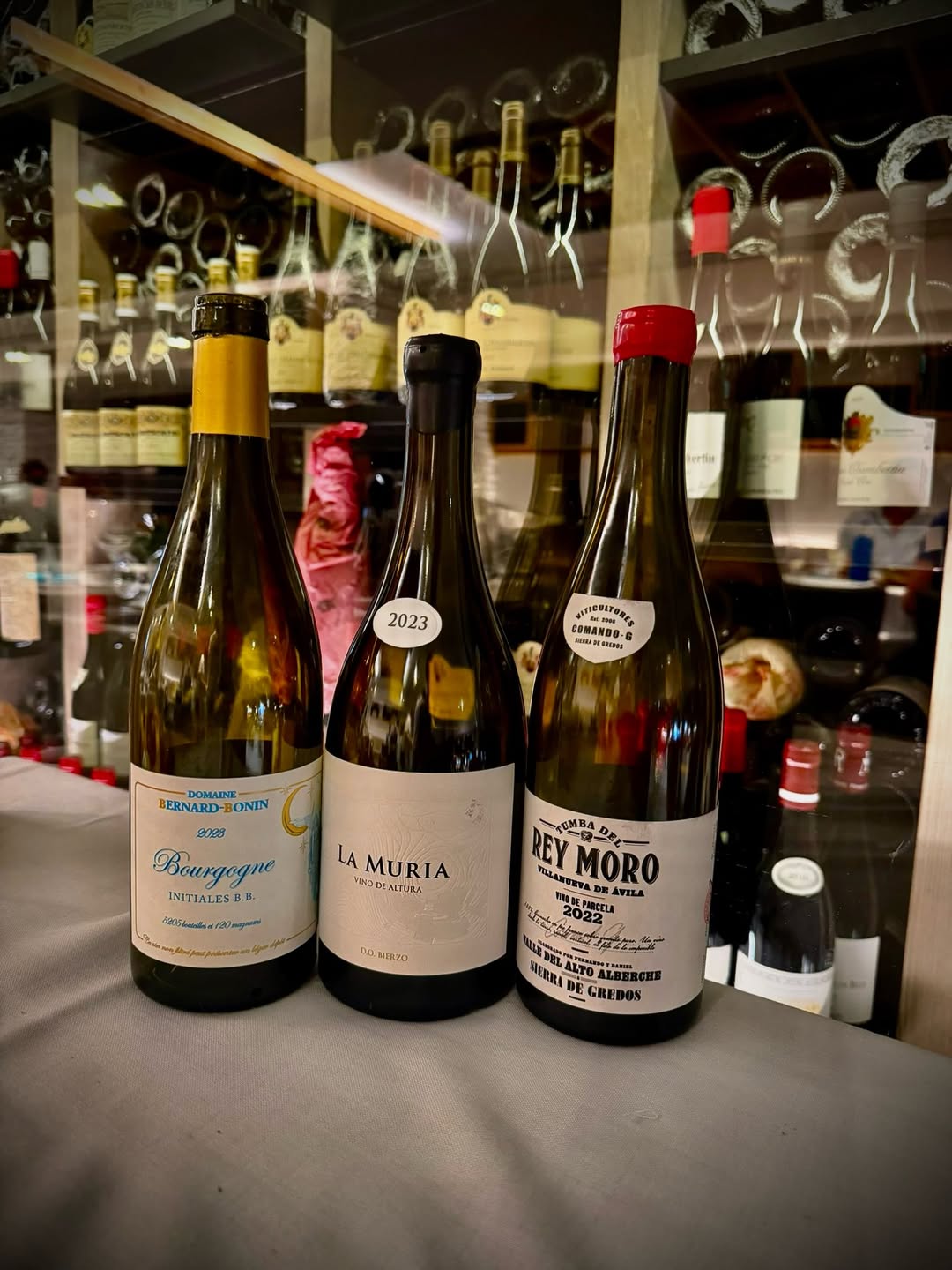 Tres botellas. Tres paisajes. Y ninguna necesita levantar la voz.
🍷🍷
#Borgoña, #Bierzo y #Gredos.
🍷🍷
Bernard-Bonin Initi