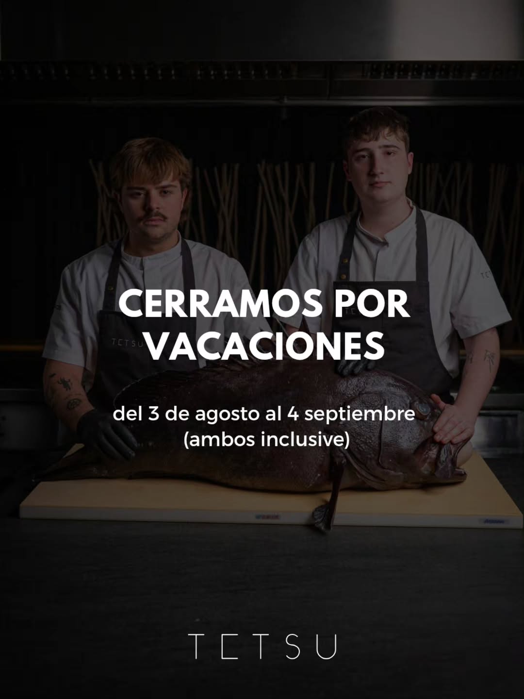 Del 3 de agosto al 4 de septiembre (ambos inclusive), nos marchamos de vacaciones. 

Recuerda que siempre puedes reserva