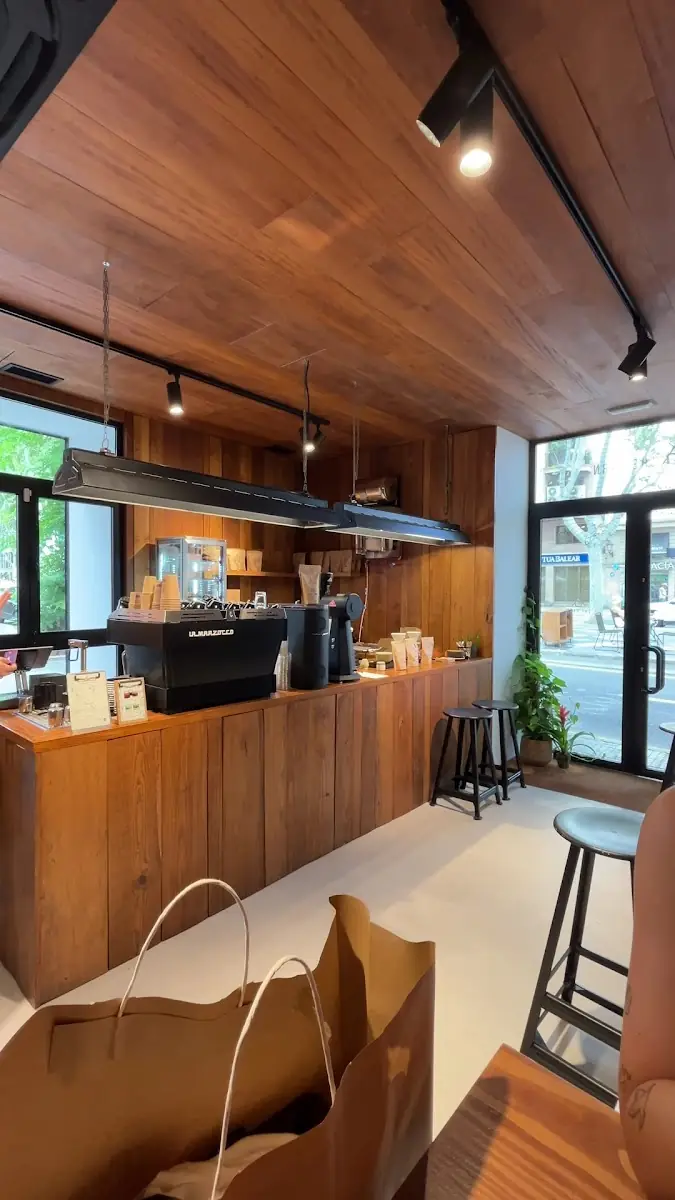The counter at The Barn Coffee Roasters