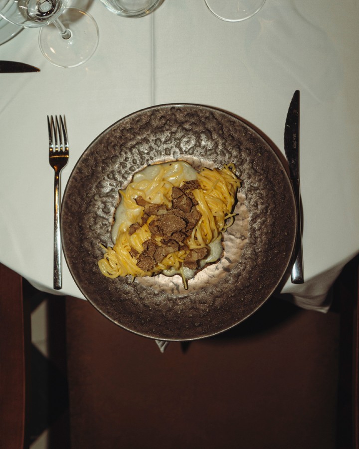 Tagliolini al tartufo.