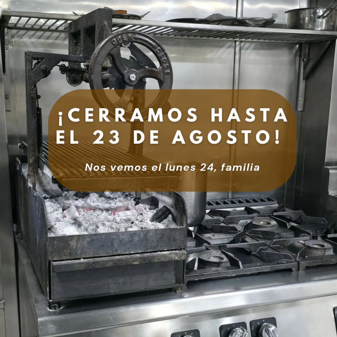¡Nos vemos el lunes 24 de agosto, familia!
\\
Nos vamos un par de semanitas de vacaciones para recargar pilas y volver c
