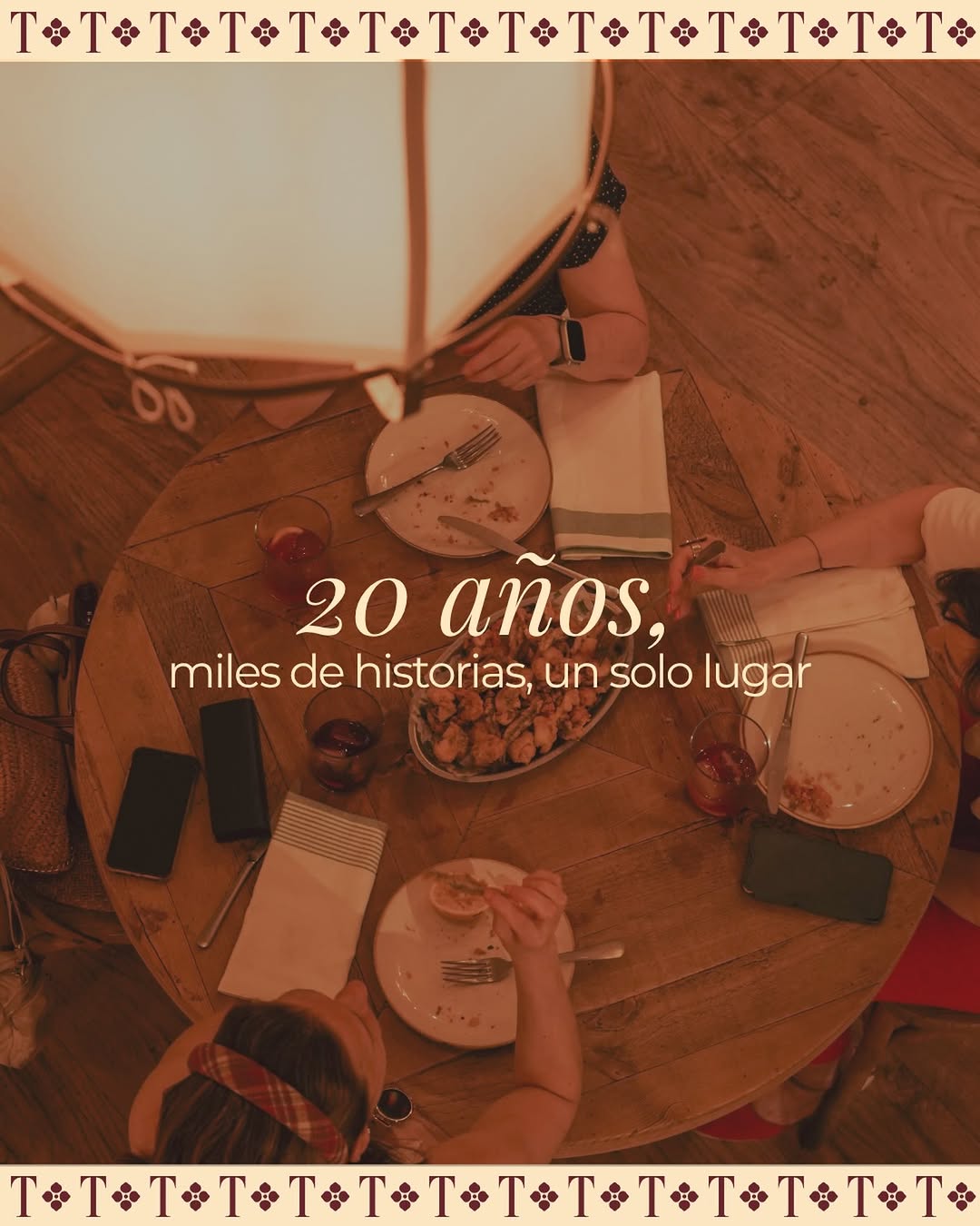 20 años, miles de historias, una sola mesa 🎉🥂
El Restaurante Triana cumple 20 años y queremos celebrarlo a lo grande. Y
