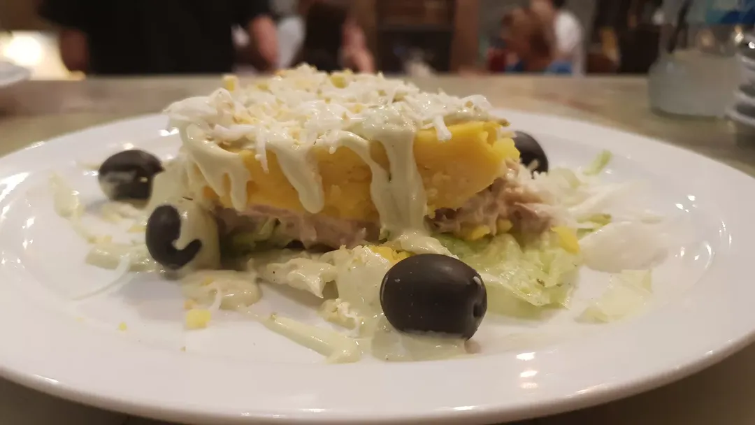 Pastel de patatas con bonito