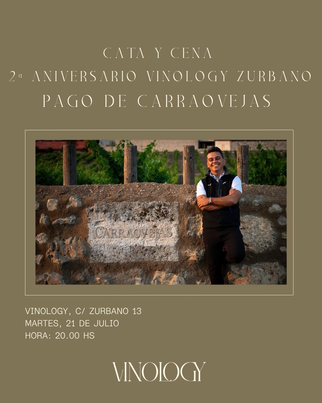 🎉 ¡Vinology Zurbano cumple dos años!

Y queremos celebrarlo como mejor sabemos: compartiendo grandes vinos, buena gastro