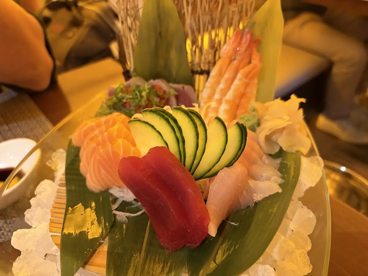 A sashimi and nigiri selection at Wasabi Palma