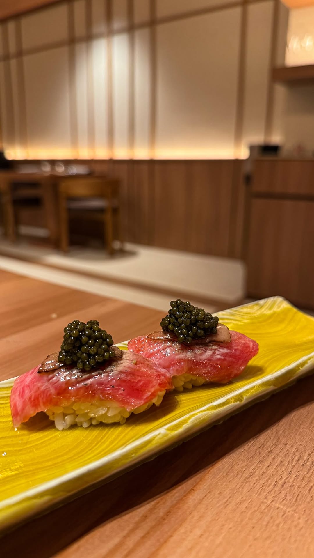 🍽️ TĒBURU @zuarasushi 
🌟@michelinguide 2025
~~~~~~~~~~~~~~
🧑‍⚕️Valoración  @doctor.foodiee : 8,6
Comida: 8,75
Ambiente: 