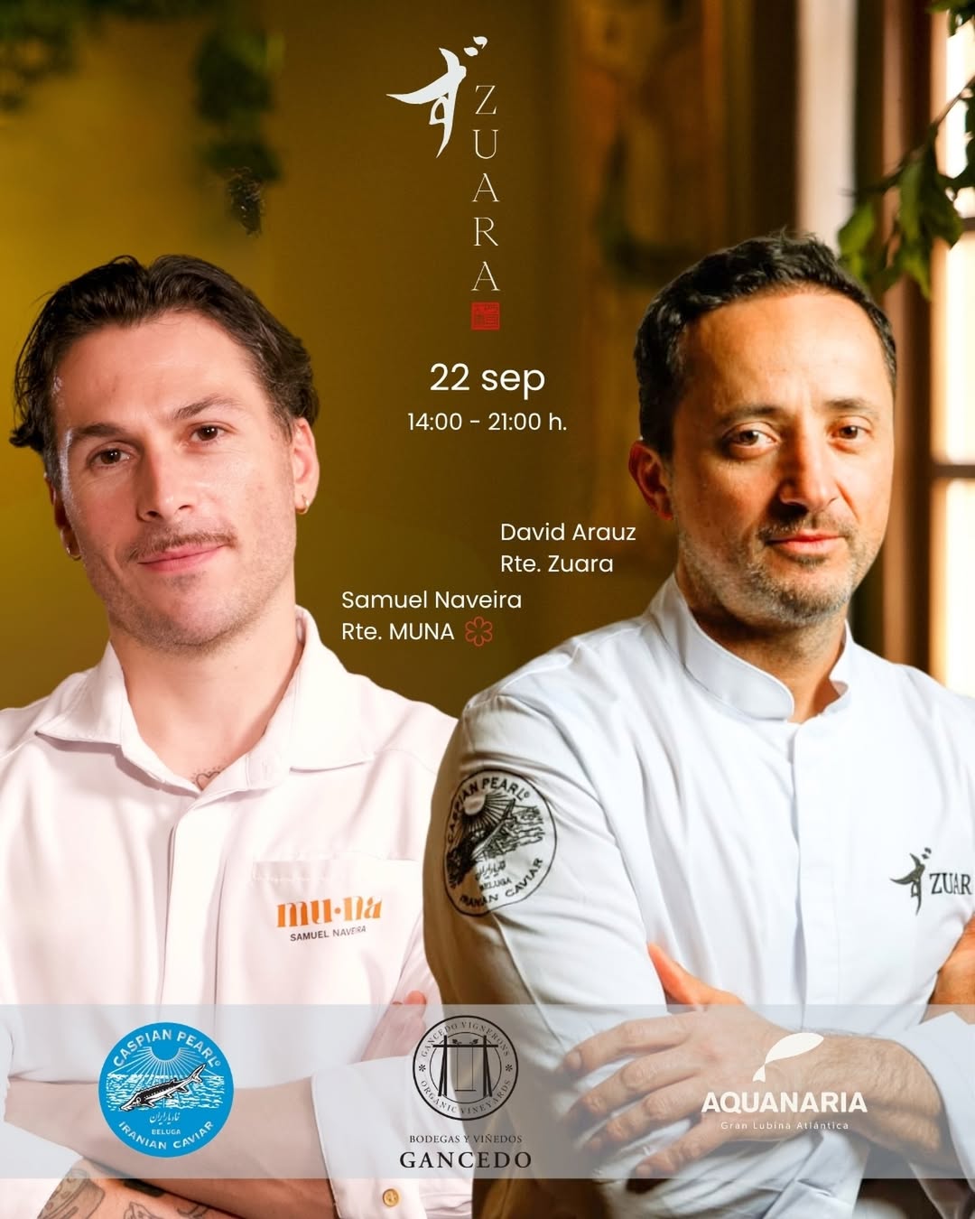 El próximo 22 de septiembre llega `Diálogos sobre Japón´, donde los chefs @david_arauz_velez y @samuelnaveira (@munarest